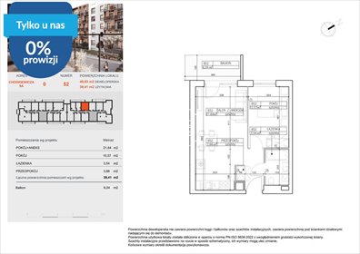 Dwupokojowe mieszkanie 39 m2 w Bielawach, Bydgoszcz mieszkanie Bydgoszcz, Bielawy, Jana Karola Chodkiewicza