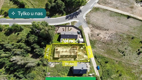 Działka z rozpoczętą budową domu 181,86 m² polecam działka Kołaków, Dywersji