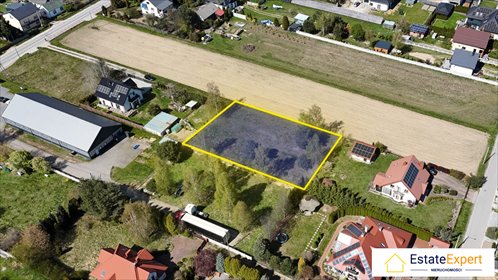 Działka 1200m² pod dom w spokojnej okolicy Masłowa działka Masłów