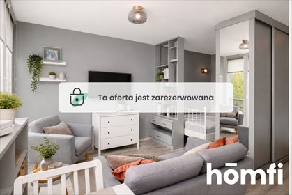 Polecam nowoczesną kawalerkę 27 m² z wydzieloną strefą sypialną mieszkanie Wrocław, Krzyki, Komandorska