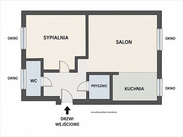 mieszkanie na sprzedaż 60m2 mieszkanie Gdańsk, Siedlce, Goszczyńskiego