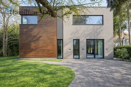 Nowoczesny dom 202 m² z kominkiem i ogrodem w Krzykach dom Wrocław, Krzyki, Pułtuska