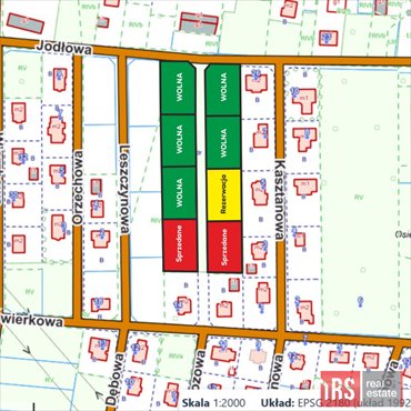 działka na sprzedaż 1000m2 działka Namysłów, Jodłowa