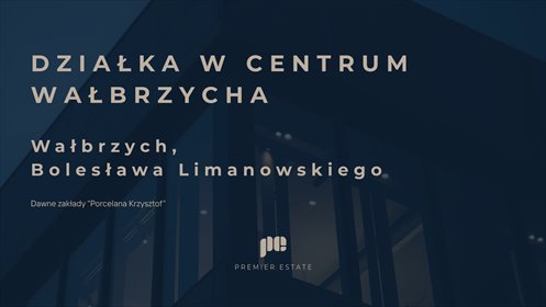 Sprzedam działkę inwestycyjną pod zabudowę w Wałbrzychu działka Wałbrzych, B. Limanowskiego