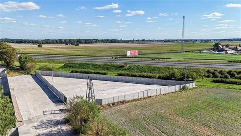 Plac utwardzony 1900 m² w Turkowie (blisko autostrady A2) działka Nowy Tomyśl