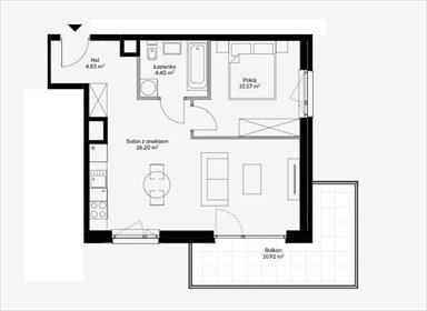 mieszkanie na sprzedaż 46m2 mieszkanie Warszawa, Wola, Czyste, Kolejowa