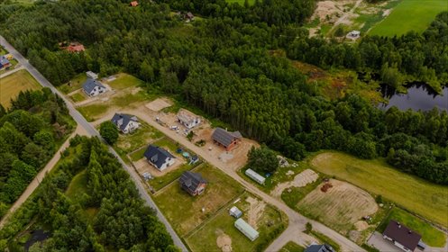 Nowoczesny dom 242 m2 w stanie surowym otwartym, blisko jeziora dom Sikorzyno
