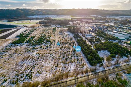 Działka inwestycyjna 36 800 m² przy drodze wojewódzkiej działka Bożepole Małe