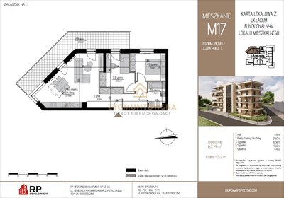 Do sprzedania przestronne 3-pokojowe mieszkanie 62 m² w Opocznie mieszkanie Opoczno, Opoczno, Opoczno