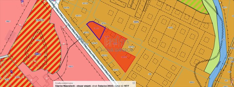 działka na sprzedaż 1000m2 działka Święcice, Słoneczna