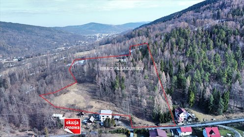 działka na sprzedaż 30000m2 działka Stryszawa