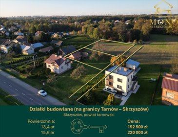 działka na sprzedaż 1340m2 działka Skrzyszów