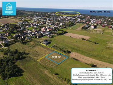 Działka 1501 m² pod dom i usługi, blisko plaży - polecam! działka Tupadły, Majora Pilota Józefa Jeki