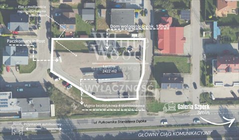 Inwestycja Pogórze 2422 m² z myjnią i biurem lokal użytkowy Pogórze