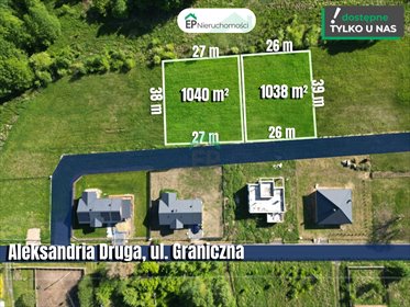 Działka 1040 m² w Aleksandrii z mediami i dużym potencjałem działka Aleksandria