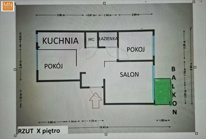 3-pokojowe mieszkanie z balkonem i bezcennym widokiem polecam mieszkanie Kraków, Bronowice, Na Błonie
