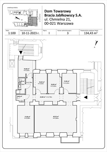 lokal użytkowy na wynajem 134m2 lokal użytkowy Warszawa, Śródmieście, Chmielna