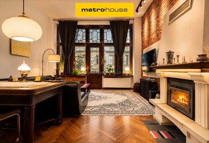 Do sprzedania przestronne 102m² mieszkanie z kominkiem w Łodzi mieszkanie Łódź, Śródmieście, Piramowicza