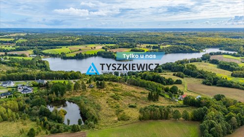 Działka z widokiem na jezioro Stropno, 1992 m2, Parchowo działka Gołczewo