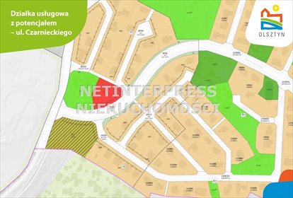 działka na sprzedaż 2056m2 działka Olsztyn