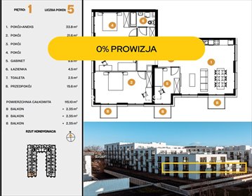Nowoczesne 3-pokojowe mieszkanie w Bronowicach polecam mieszkanie Kraków, Bronowice, Bronowice, Na Błonie