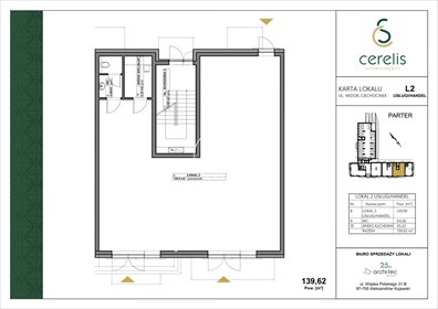 lokal użytkowy na wynajem 140m2 lokal użytkowy Ciechocinek