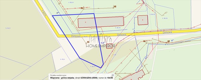 działka na sprzedaż 2743m2 działka Góraszka, Dębowa