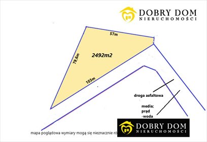 Polecam działkę 2492 m² pod tereny zielone z mediami w Białymstoku działka Białystok, Bagnówka