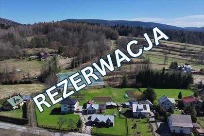 Działka budowlana z widokiem w Bieszczadach, 23 arów działka Olszanica