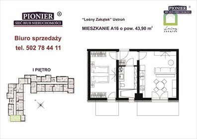 mieszkanie na sprzedaż 44m2 mieszkanie Ustroń, Hermanice