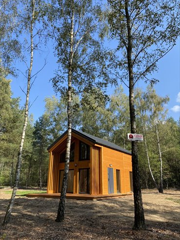 Urokliwy domek 60 m2 z tarasem w lesie, 1 godz. od Warszawy dom Gucin
