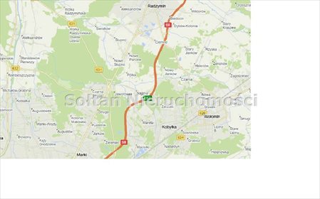 Polecam działkę usługową 8 909 m² przy trasie 629 z mediami działka Radzymin