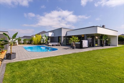 Nowoczesny dom 140 m² z basenem i jacuzzi - gotowy! dom Gniezno, Pszeniczna