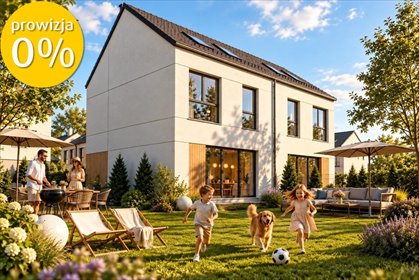 Na sprzedaż nowoczesny dom bliźniaczy 110 m² z ogrodem w Kiełczowie dom Kiełczów