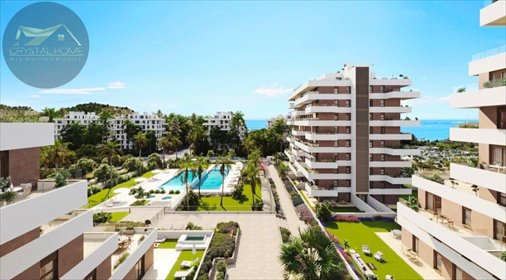 Nowoczesny apartament 3 sypialnie z tarasem - widok na morze mieszkanie Villajoyosa