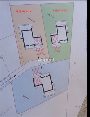 działka na sprzedaż 1335m2 działka Rzeszów