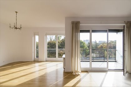 Zapraszam do wynajmu 115 m² wysokiego mieszkania z widokiem na park mieszkanie Warszawa, Śródmieście Powiśle, Okrąg