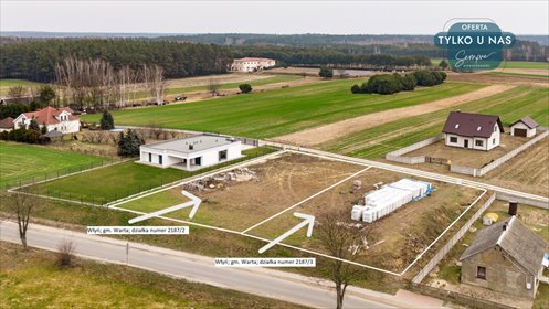 działka na sprzedaż 1300m2 działka Włyń