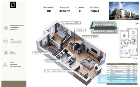 mieszkanie na sprzedaż 85m2 mieszkanie Rzeszów, Lwowska