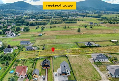 Na sprzedaż atrakcyjna działka 900 m² z widokiem na góry działka Lipowa