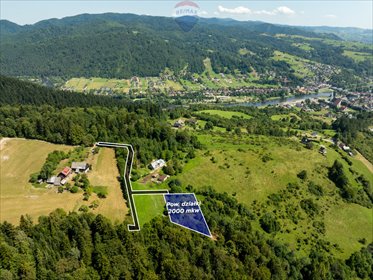 działka na sprzedaż 2000m2 działka Krościenko Nad Dunajcem, Lubań