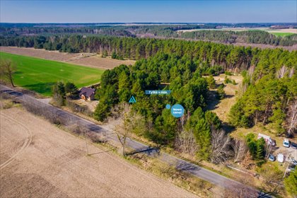 Działka 1697 m2 z MPZP, las, jeziora, inwestycja działka Witkowo
