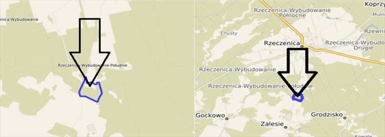 działka na sprzedaż 106843m2 działka Rzeczenica