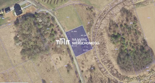 działka na sprzedaż 1398m2 działka Krasne