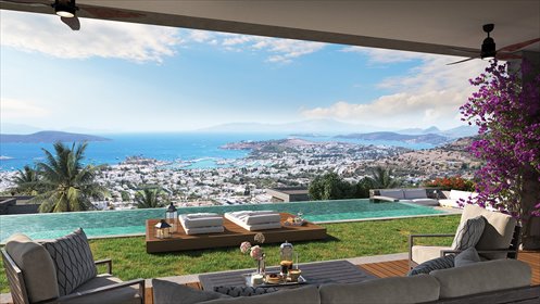 Luksusowa willa z prywatnym basenem i panoramicznym widokiem dom Bodrum, Yokuşbaşı, Bodrum, Muğla