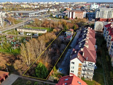 działka na sprzedaż 1799m2 działka Białystok, Nowe Miasto, Zachodnia