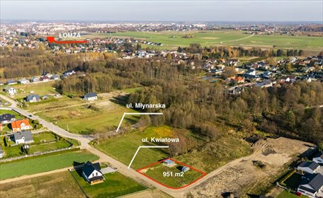 działka na sprzedaż 951m2 działka Konarzyce, Kwiatowa