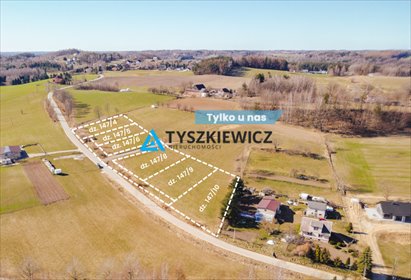 Działka 1001 m² w sercu Kaszub z pięknym widokiem działka Rąty