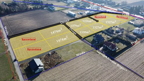 działka na sprzedaż 1226m2 działka Paprotnia