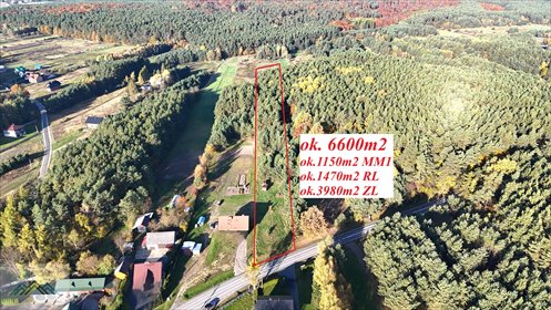 działka na sprzedaż 6600m2 działka Sucha